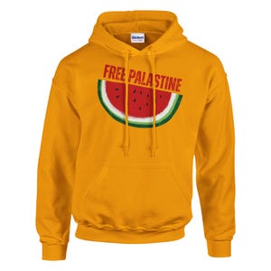 Free Palastine Watermelon Classic Unisex Pullover Hoodie. Gaza Free Palastine Stop The Genocide Human Rights Activism