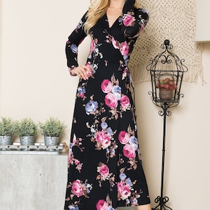 Soft True Wrap Maxi Dress