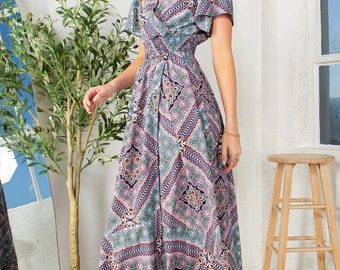 bohemian traders dreamer dress Boho Maxi COLOR:Aqua/Gold Stitching Magnolia Pearl Love WEDDING PARTY DRESS Bridesmaid Dresses for Pregnant