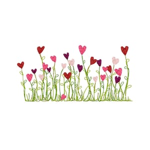 Wild Flowers Machine Embroidery Design