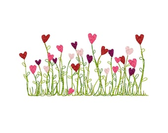 Wild Flowers Machine Embroidery Design
