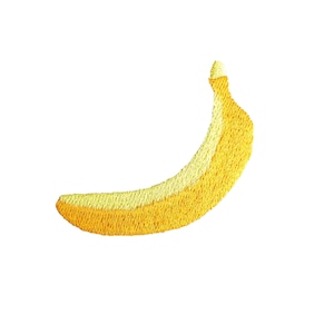Banana Machine Embroidery Design - Digital Embroidery Pattern Fruit