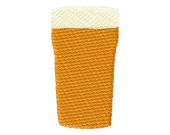 Machine Embroidery Design Beer - Digital Embroidery File Ale Glass