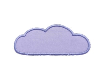 Applique Machine Embroidery Design Cloud. Cumulus Applique Pattern in 5 sizes