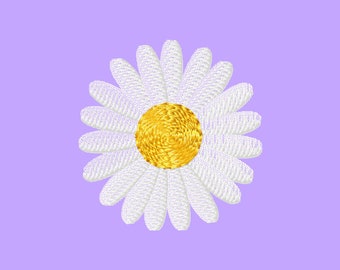 Daisy Flower Machine Embroidery Design