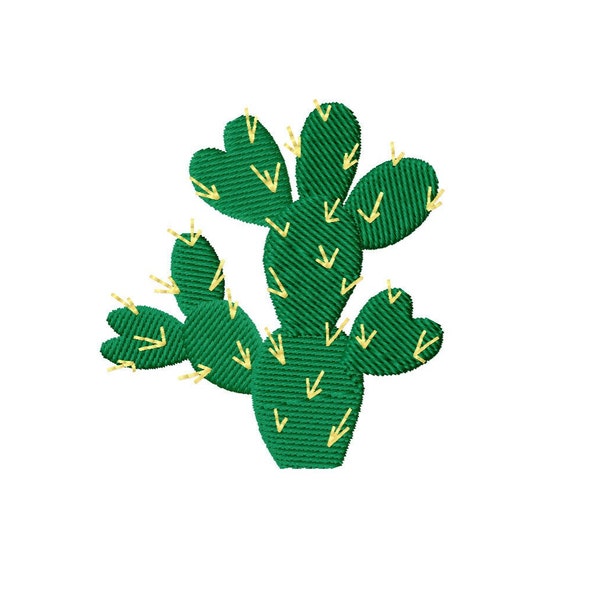 Motif de broderie machine cactus raquette