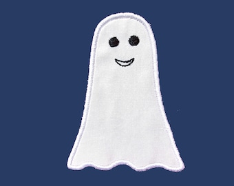 Fantome appliqué motif broderie machine Halloween