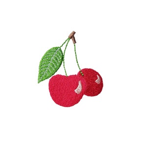 Cherry Machine Embroidery Design - Digital Embroidery Pattern Fruit