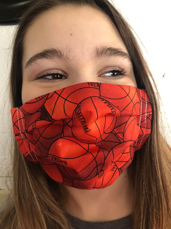 Basketball Face Mask Etsy
