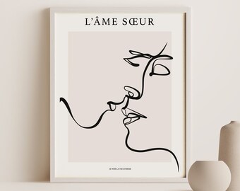 Lip Kiss Wall Art - Etsy