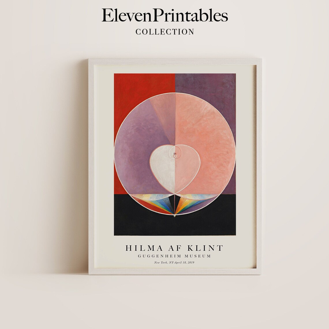 Hilma Af Klint Art Print Dove No. 2 Exhibition Poster Etsy