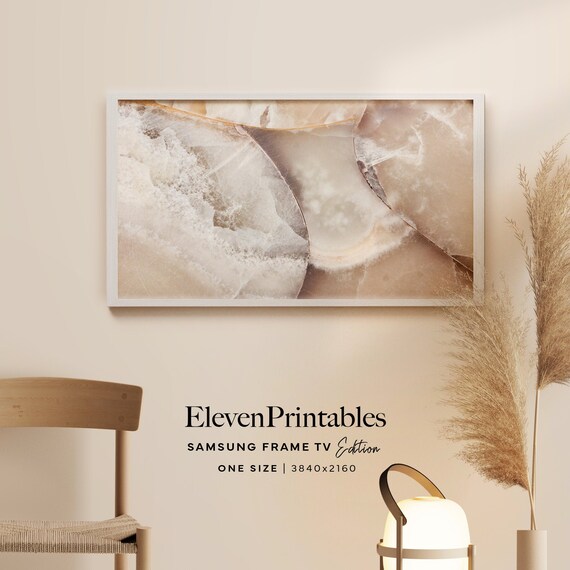 Samsung Frame Tv Art Marble Simple Gold Beauty Samsung Art Etsy