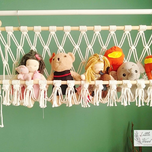Toy Hammock/ Macrame Toy Hammock/ Wall Hanging Stuffed Animal - Etsy Toy Hammock/ Macrame Toy Hammock/ Wall Hanging Stuffed Animal - Etsy