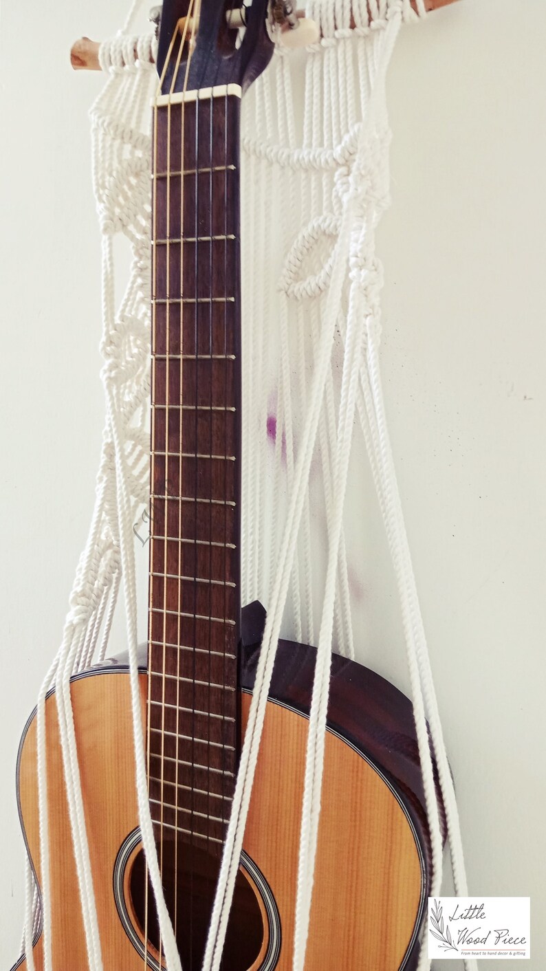 Macrame Guitar Hanger Guitar Wall Hanger Macrame Ukulele - Etsy