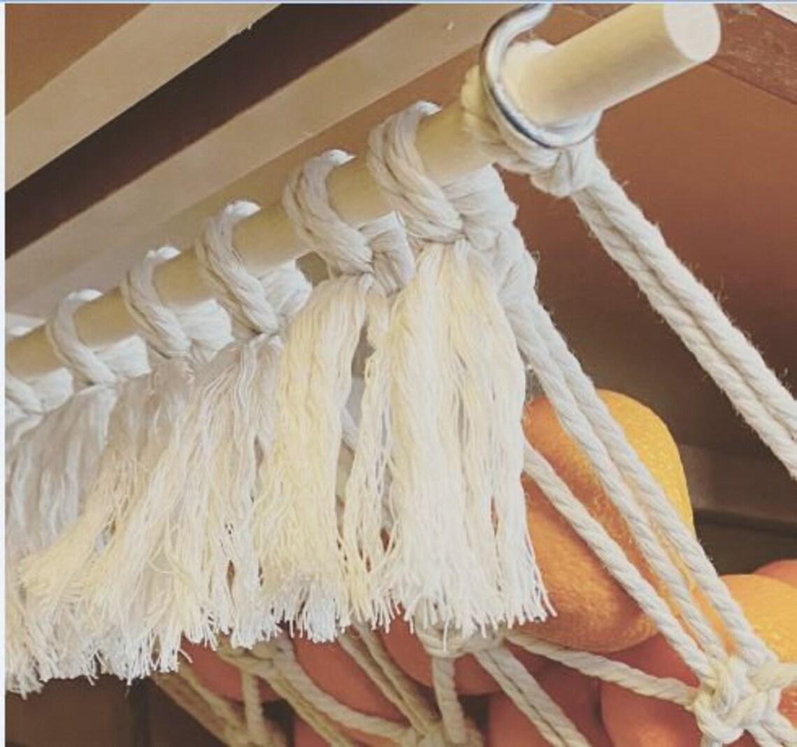 Fruit Hammock Under Kitchen Counter storage Kitchen Etsy