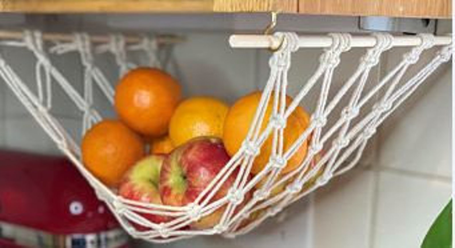 Fruit Hammock Under Kitchen Counter storage Kitchen Etsy