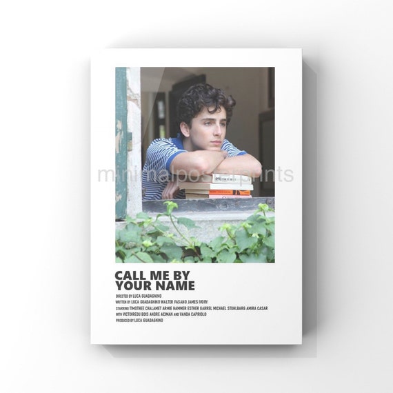 Call Me By Your Name Minimal A6 Movie Poster Etsy Norway