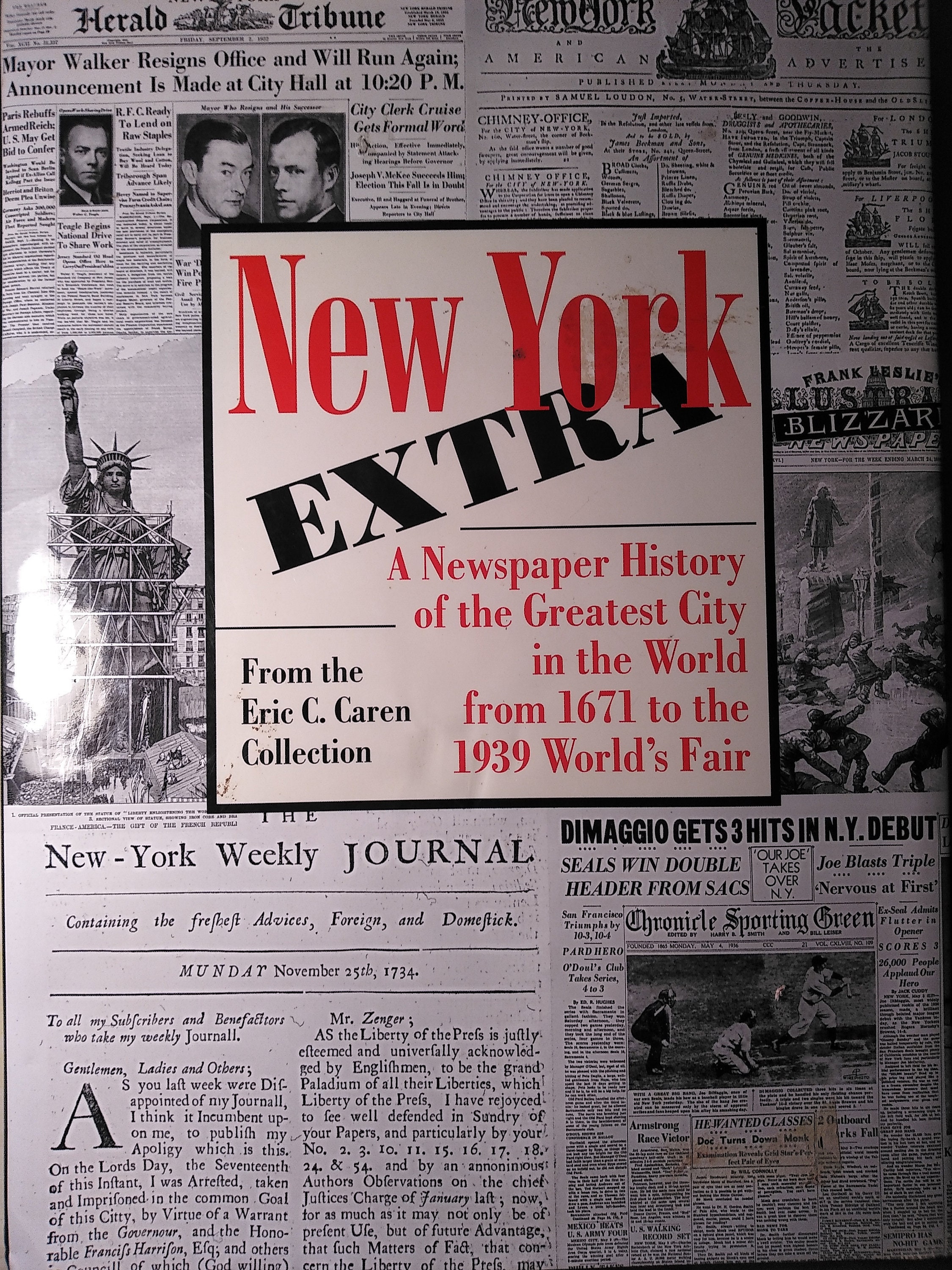 New York Extra A Newspaper History of the Greatest City in Etsy