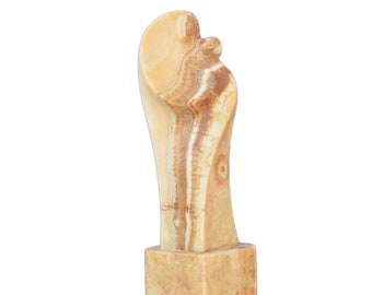 Mary Virgin & Baby Jesus Statue - Decorative Stone Sculpture