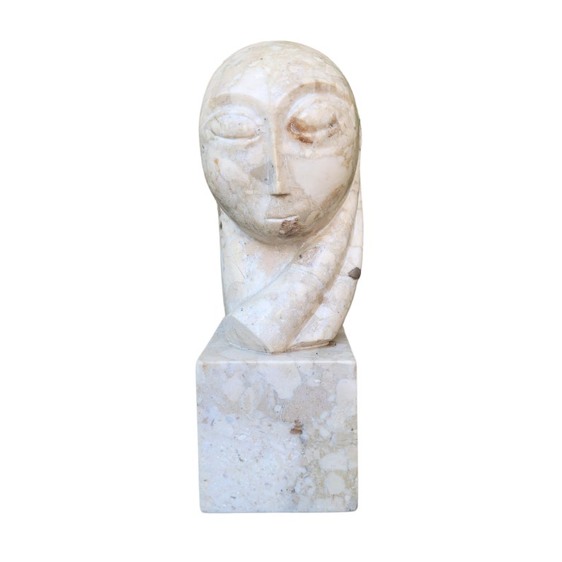 Constantin Brancusi Replica Mademoiselle Pogany Stone Sculpture Home Decoration Original Gift Ideas image 1