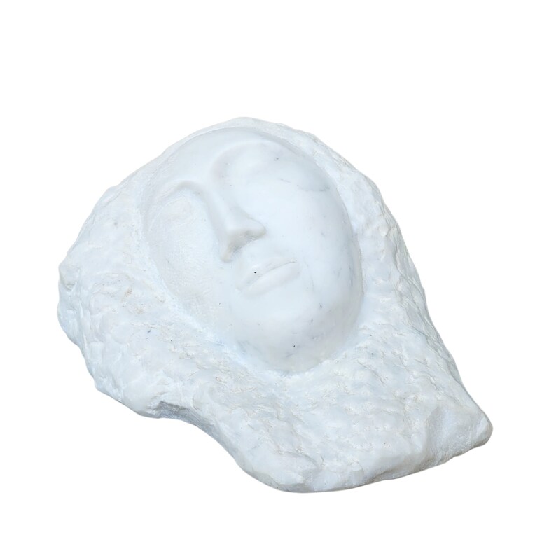 Constantin Brancusi Replica Sleep Carrara Marble Sculpture for interior image 5