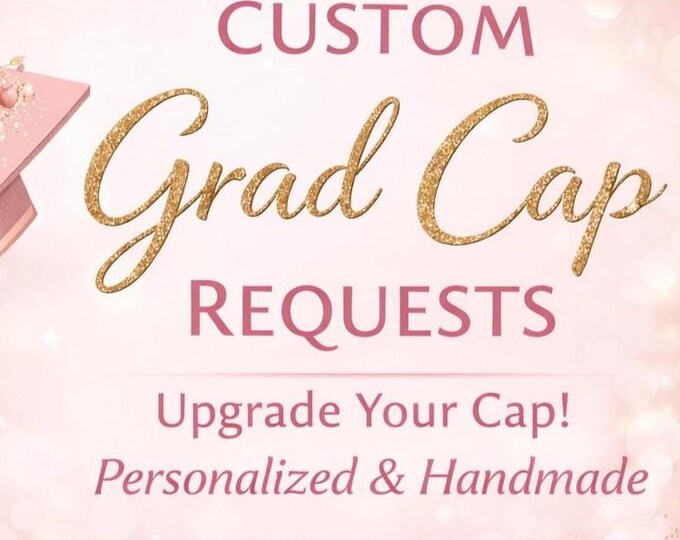 Prom Cap Custom Graduation Cap Design - Etsy
