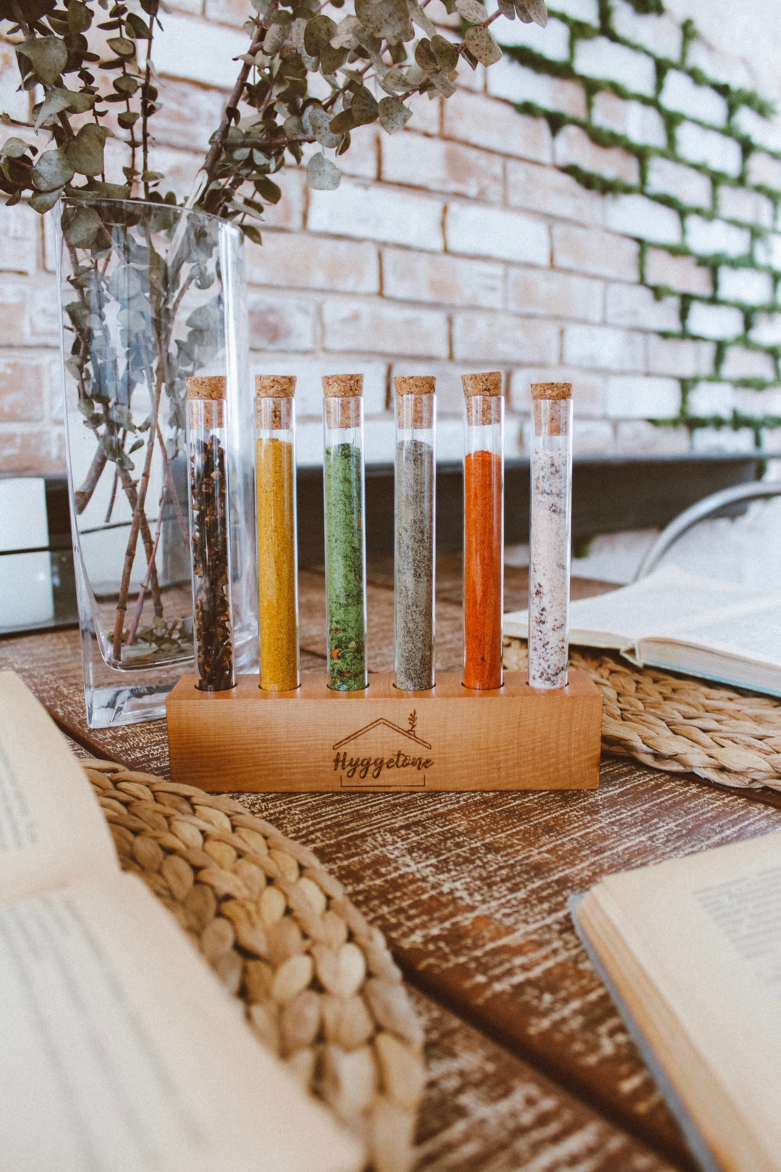 Test Tube Spice Rack 6/14/30 Tubes Spice Container Salt Etsy