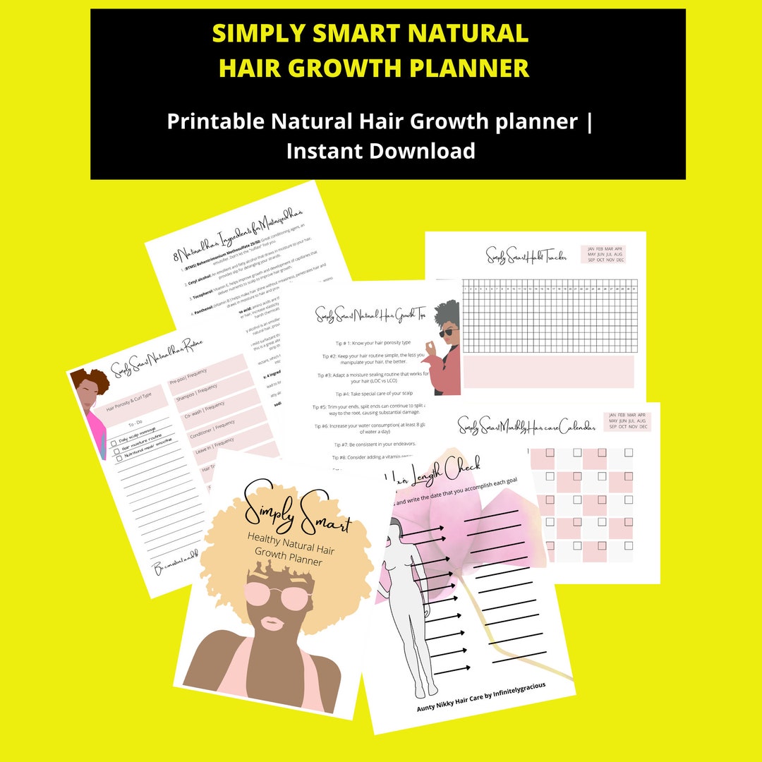 Simply Smart Natural Hair Routine Printable - Etsy