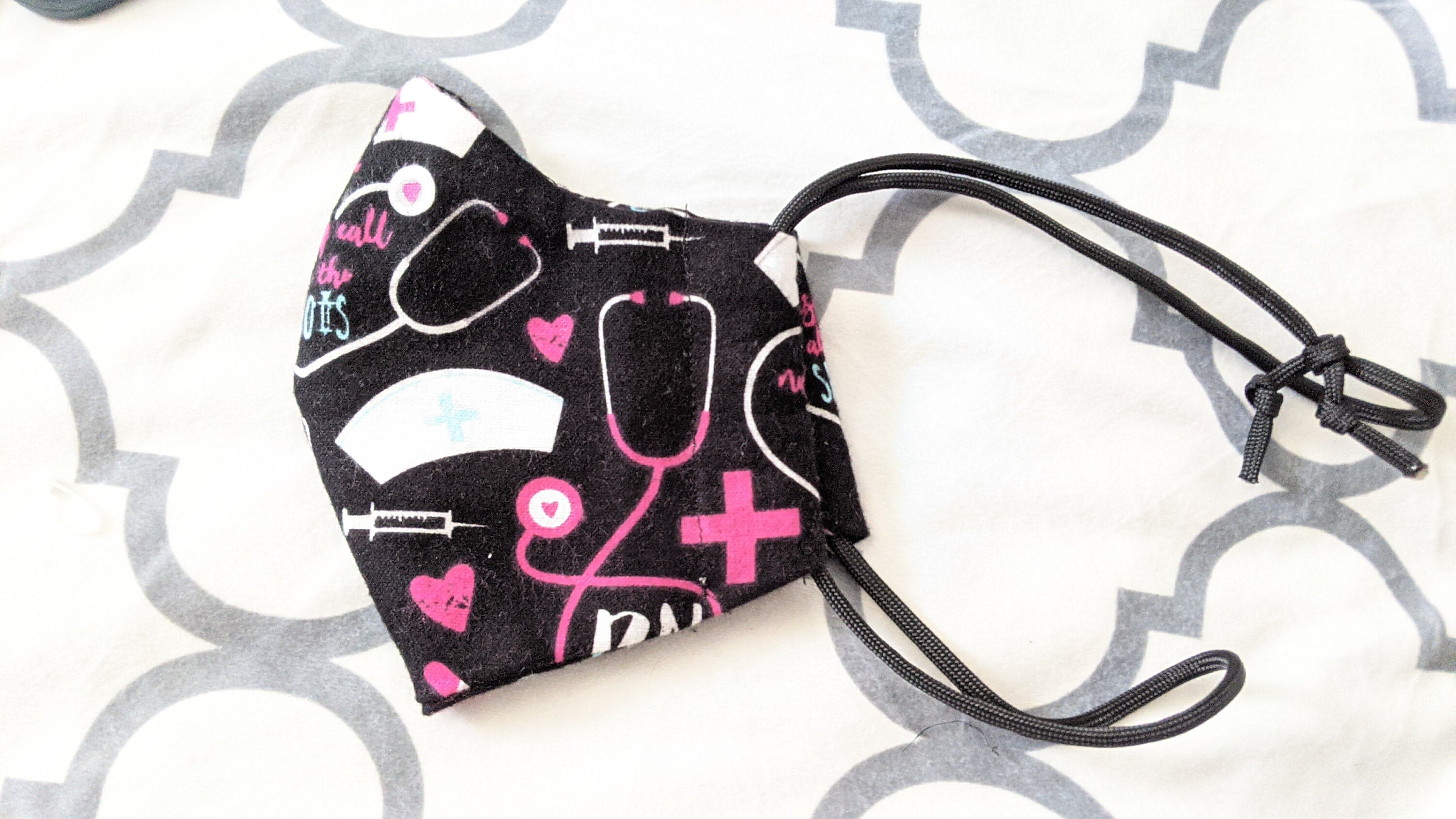 RN nurse awareness Fitted face mask with filter pocket and Etsy