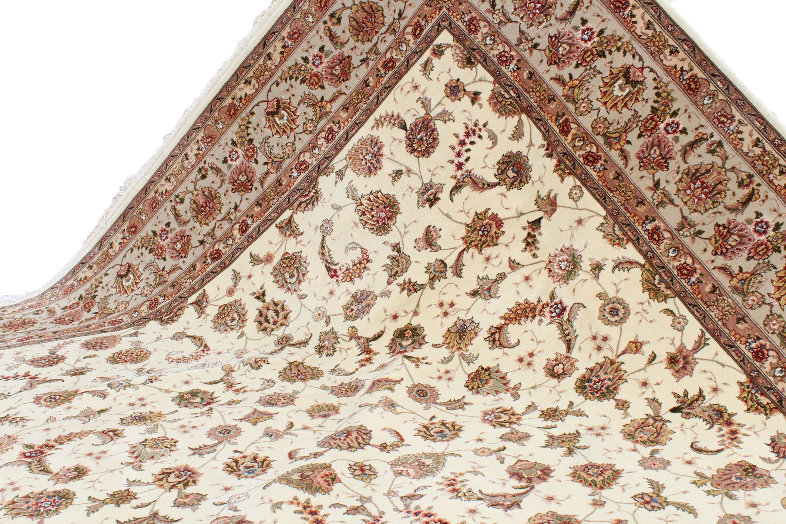 Floral Vintage Rug 7x9.8 Area Rug Cream Rug Turkish Rug Etsy