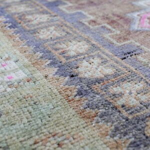 Antique Rug, 4x7.6 Area Rug, Brown Area Rug, Wool Rug, Tribal Rug, Vintage Area Rug, Turkish Rug, Bohemian Rug, Nursery Rug, Handwoven Rug image 7