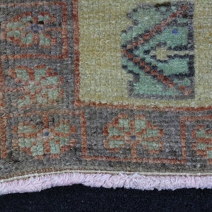 Antique Rug, 4x7.6 Area Rug, Brown Area Rug, Wool Rug, Tribal Rug, Vintage Area Rug, Turkish Rug, Bohemian Rug, Nursery Rug, Handwoven Rug image 8
