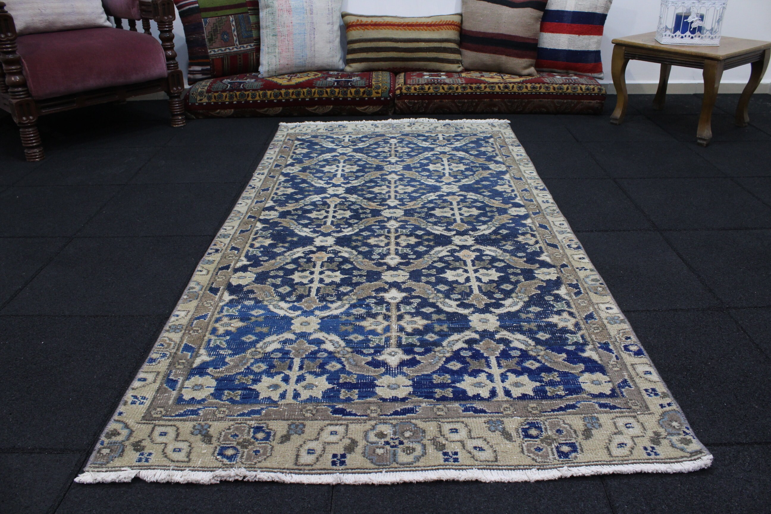 Türkische Teppich Marine Teppich 3.1x6.2 Füße Teppich | Etsy