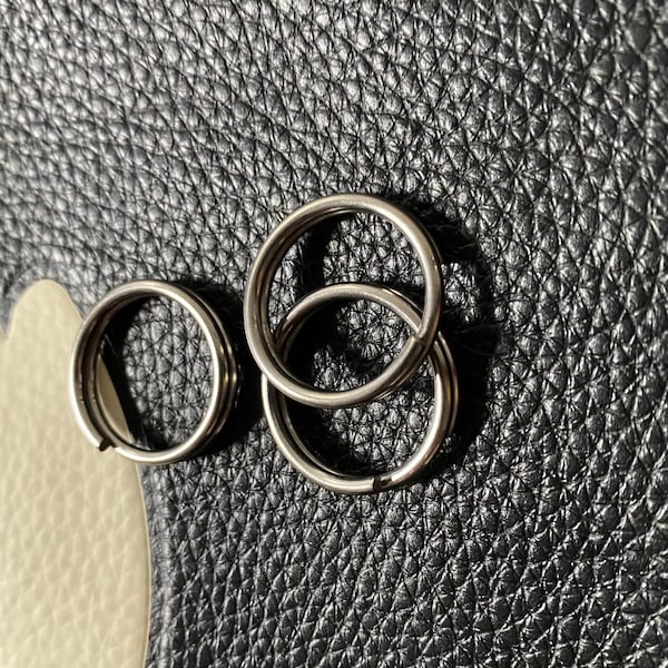 Titanium Split Ring • Extra Thick • 25mm • 1x Ring