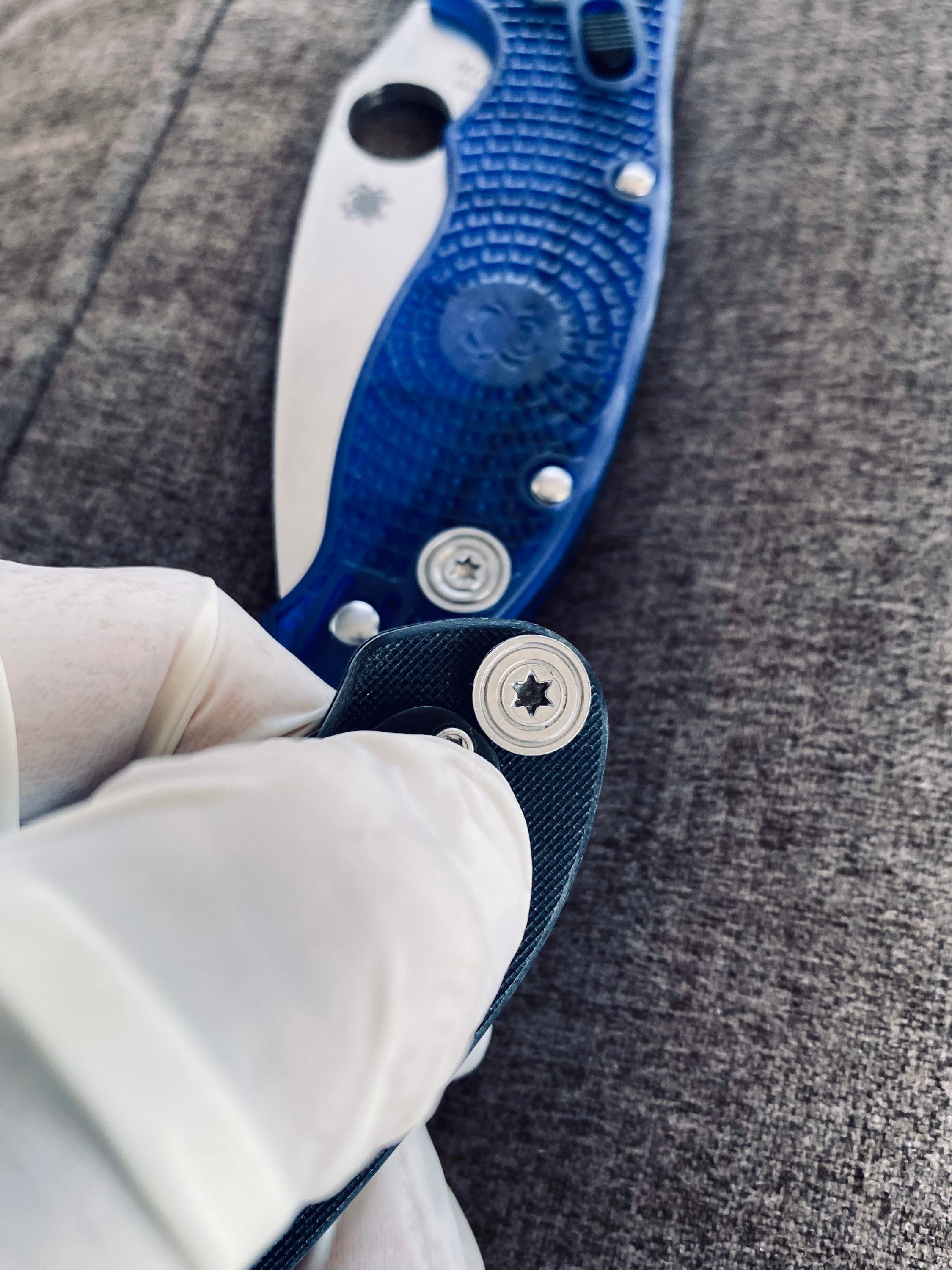 Spyderco Silver Star Lanyard Plug Stud / Compatible With Spyderco