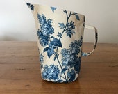 Floral Fabric Decorative Jug Vase