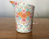 Floral Fabric Decorative Jug Vase