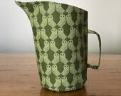 Owl Fabric Decorative Jug Vase