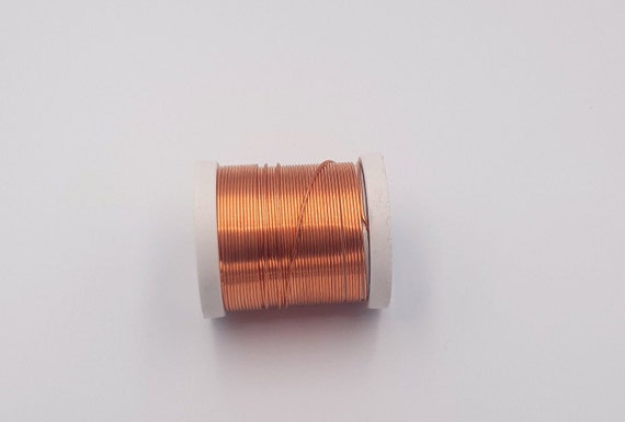 Copper wire mm (30 gauge) bare copper wire Antique copper wire 18g  copper wire Jewellery supplies Wire wrapping Jewelry wire