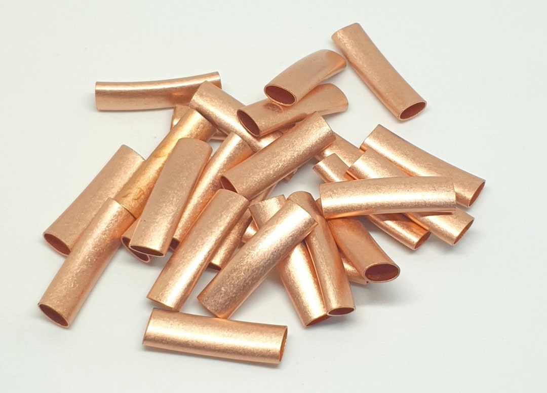 10 Pcs. Brass Oval Tube Cruve Oval Tube brass Cruve Tubes Etsy