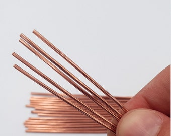 10pcs 2x100mm Raw Copper Strip,Twisted Raw Copper Tube, Pipe If you message us, we can adjust the product to the length you want.)