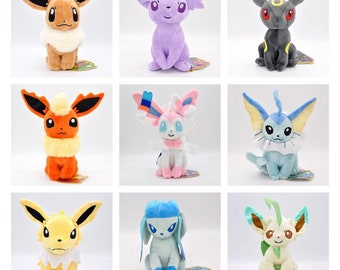 eeveelution plush set