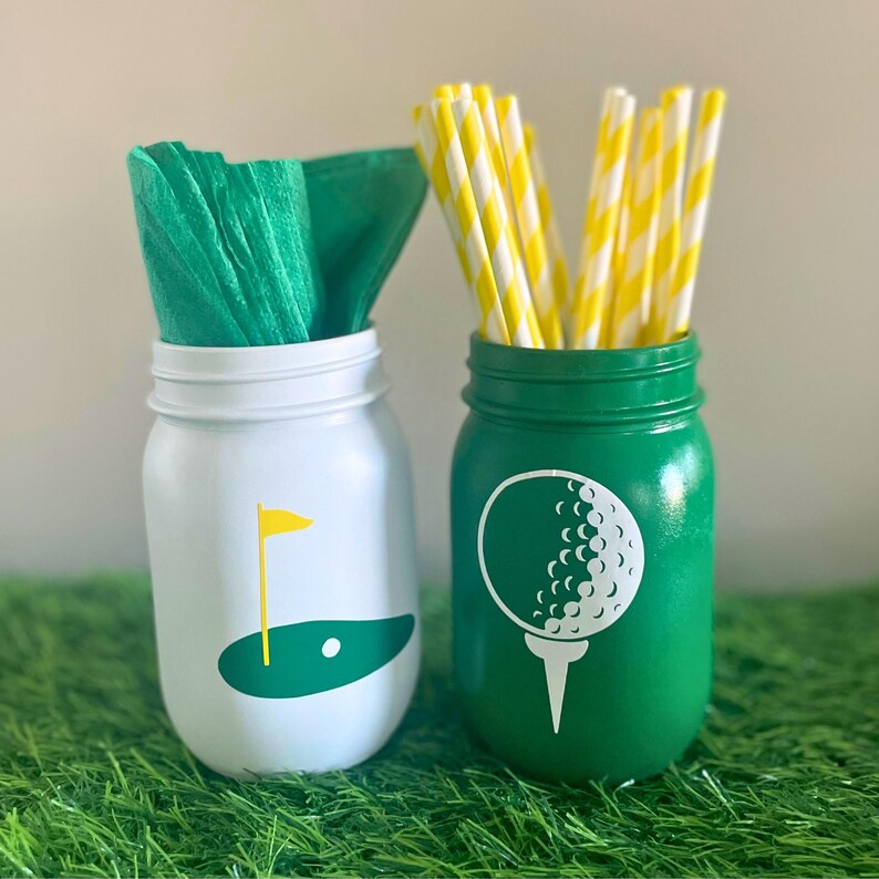 golf birthday party decor