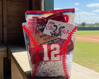 Gift for baseball team gift basket for sport banquet gift for baseball coach personalized gift basket holiday present for sport lover