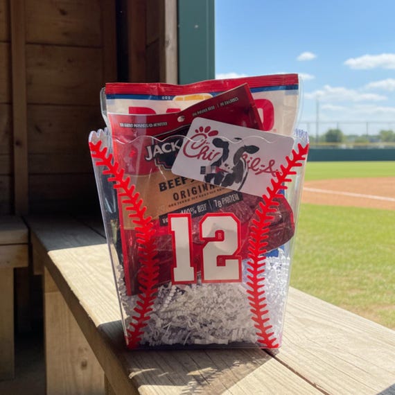 Gift for baseball team gift basket for sport banquet gift for baseball coach personalized gift basket holiday present for sport lover