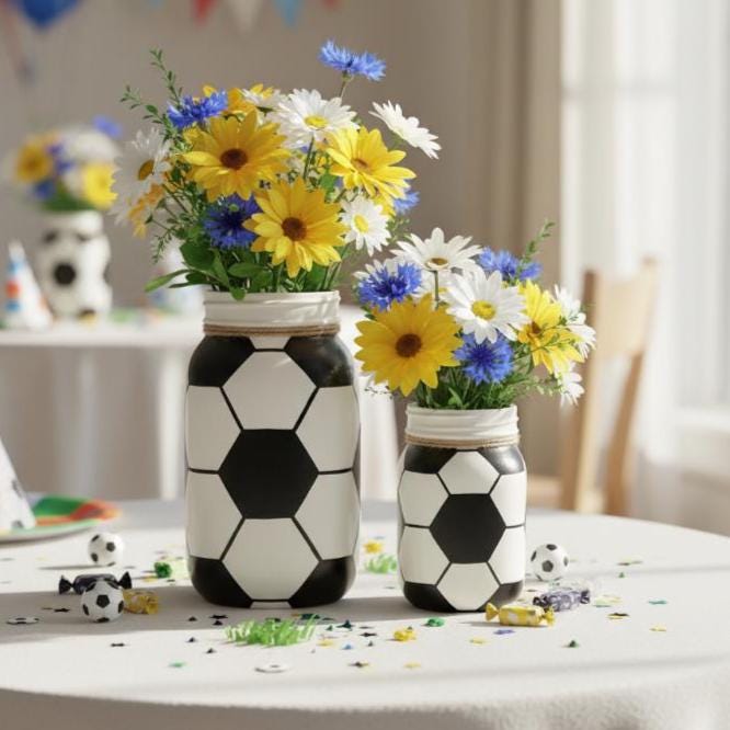 Soccer Ball Vases - Etsy