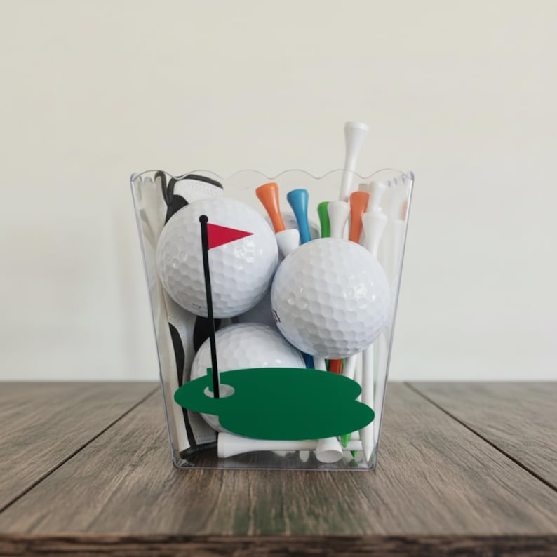 Golf team gift basket for golfer senior gift personalized golf gift for golf banquet coach gift card holder Father’s Day golf present image 6