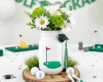 Golf Table decoration for golf theme graduation party golf party for retirement centerpiece birthday golf decor for fiftee birthday partee