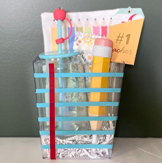 Teacher appreciation gift for teacher gift basket end of year present for school staff party gift for teacher gift card personalized teach