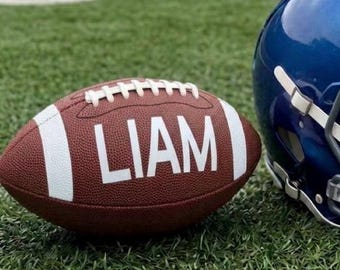 Custom Name Football gift personalized sweet 16 party table decor idea sport theme banquet football player team award ceremony coach gift